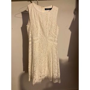 White lace dress